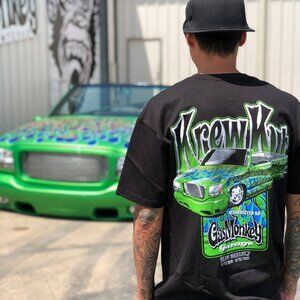 Gas Monkey Garage Krew Kut Resurrection Sean Mahaney T Shirt Youth Small